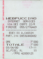 Webpuchino Receipt Webpuchino Receipt