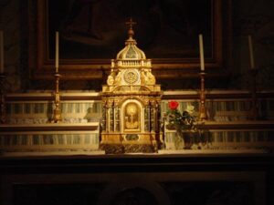 The Alter At Chiesa Nuova The alter at Chiesa Nuova