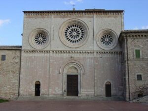 The facade of Chiesa di San Pietro The facade of Chiesa di San Pietro