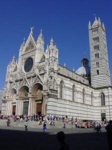 Front and side view of the Duomo