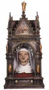 The head of St. Catherine