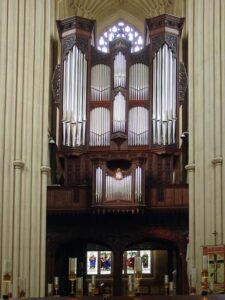 And here's the pipe organ And here's the pipe organ
