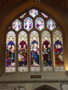 Stained glass windows in the Abbey Stained glass windows in the Abbey