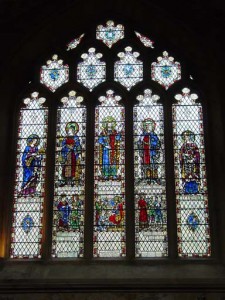 Stained glass windows in the Abbey Stained glass windows in the Abbey