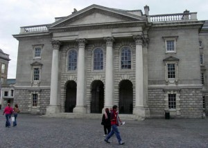The front facade of the Old Library The front facade of the Old Library