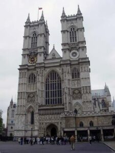 The old main entrance to Westminster Abbey The old main entrance to Westminster Abbey