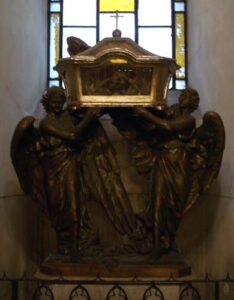 A reliquary inside a church in Siracusa 