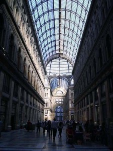 The Galleria Umberto I shopping structure The Galleria Umberto I shopping structure