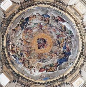 This is the ceiling of San Gennaro This is the ceiling of San Gennaro