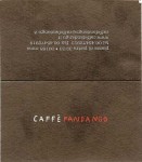 The business card for Cafe Fandango The business card for Cafe Fandango