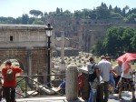 A view of the Forum from Capitoline Hill A view of the Forum from Capitoline Hill