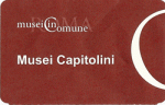 The ticket for the Museo Capitolini The ticket for the Museo Capitolini
