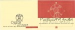 Unfolded business card for Osteria dell' Ingegno (outside) Unfolded business card for Osteria dell' Ingegno (outside)