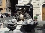 The fountain at Palazzo Mattei The fountain at Palazzo Mattei