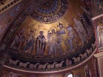 The mosaic behind the altar The mosaic behind the altar