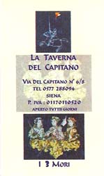 La Taverna Del Capitano card La Taverna Del Capitano card