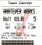 whateverworksticket whateverworksticket