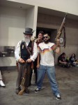 Three guys in costume