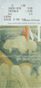 Museo di Santa Maria Novella ticket Museo di Santa Maria Novella ticket