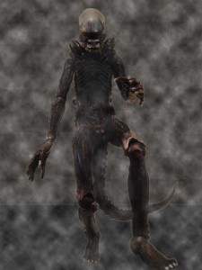 The Revoltech Alien articulated figure The Revoltech Alien articulated figure