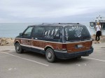 Strange old Caravan with odd whitewash markings....