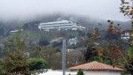 It was misty by the time we left Malibu