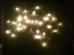 Interior: Wall of lights
