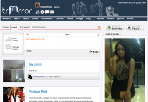The main page of the TriMirror website The main page of the TriMirror website
