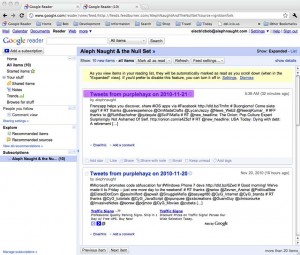 Feed added to Google Reader Feed added to Google Reader
