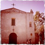 Mission San Gabriel facade (Hipstamatic)