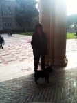 Aviva and Iggy at Royce Hall Aviva and Iggy at Royce Hall
