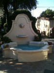 Main fountain in the interior garden