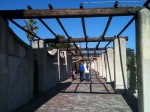 Front outdoor hallway at the Mission