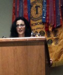 Toastmasters District One President Giovanna E. Dottore at the TLI Toastmasters District One President Giovanna E. Dottore at the TLI