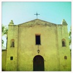 Mission San Gabriel facade (Hipstamatic)