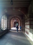The outdoor hallway at Royce Hall The outdoor hallway at Royce Hall