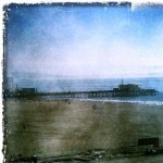 Santa Monica Pier (in the fashion of Hipstamatic)