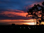 Sunrise from the parking structure at work Sunrise from the parking structure at work