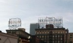 Old hotel signs Old hotel signs