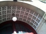 Arch over old firehouse Arch over old firehouse
