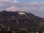 The infamous Hollywood sign The infamous Hollywood sign