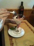 Nathan's desert - Glass of marscapone
