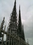 The soaring spires of the Watts Towers The soaring spires of the Watts Towers