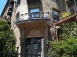 Decorative lintel outside