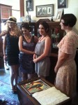 Four women in period dress