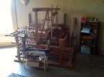 There was a working loom in one of the apartments