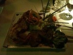 My surf & turf (slightly eaten!)