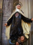 A statue of St. Cecilia, important to Bologna