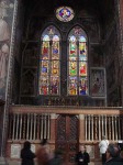 Stained glass windows of the Basilica