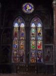 Stained glass windows of the Basilica
